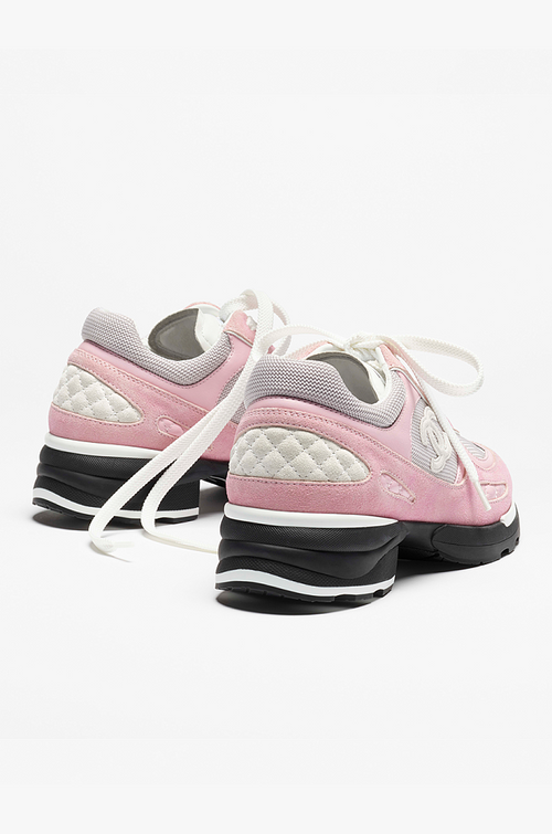 Chanel Quilted Calfskin & Mesh Sneakers – Rose Clair Edition
