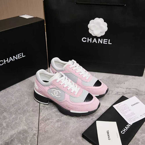Chanel Quilted Calfskin & Mesh Sneakers – Rose Clair Edition