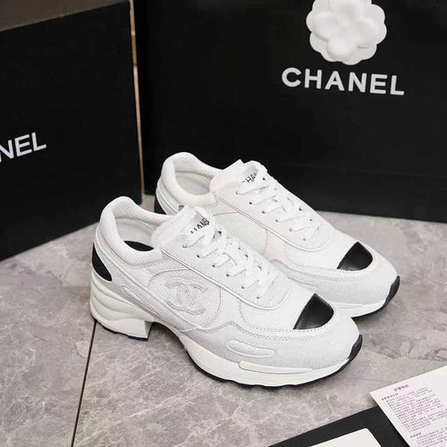 Chanel Quilted Calfskin & Mesh Sneakers – Blanc Éclat Edition