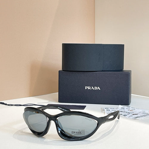 Prada Symbole Oval Sculpt Sunglasses – Luxe Shield Collection