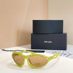 Prada Symbole Oval Sculpt Sunglasses – Luxe Shield Collection