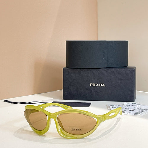 Prada Symbole Oval Sculpt Sunglasses – Luxe Shield Collection
