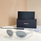 Prada Symbole Oval Sculpt Sunglasses – Luxe Shield Collection