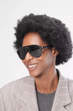 Dolce & Gabbana Oversized Geometric Shield Sunglasses – Luxe Vision Series