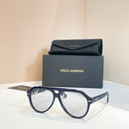 Dolce & Gabbana Oversized Geometric Shield Sunglasses – Luxe Vision Series