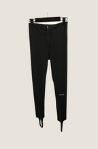 Alaïa Sculpt High-Stretch Stirrup Leggings – Noir Contour Edition