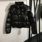 Prada Cropped Re-Nylon Puffer Jacket – Luxe Monogram Edition