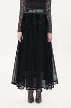 Valentino Pleated Skirt