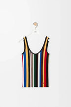 LOEWE Striped Ribbed Knit Tank Top