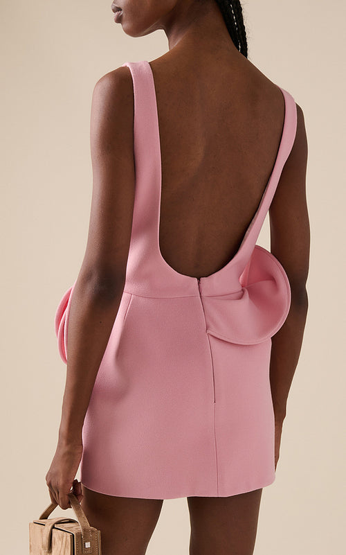 ROSE ASCENDANT™ Sculpted Rose Mini Dress