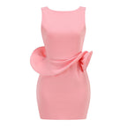 ROSE ASCENDANT™ Sculpted Rose Mini Dress