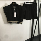 Dior Mini Skirt Set