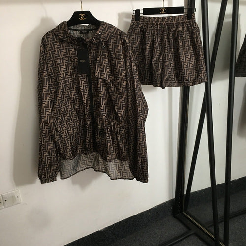 Fendi Monogram Shorts Set