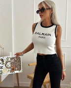 Balmain Knitted Tank Top