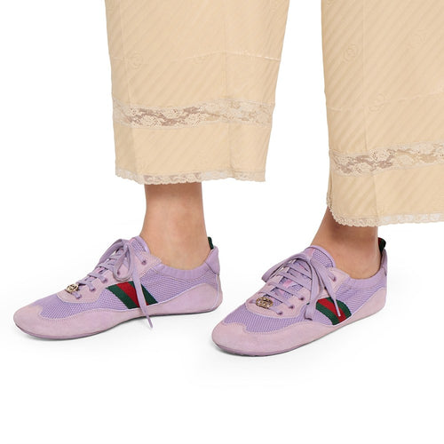 Gucci Knit Web Stripe Sneakers