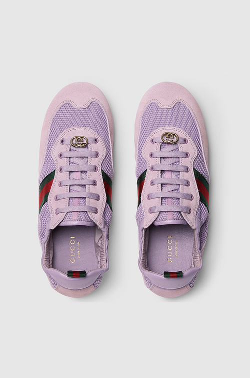 Gucci Knit Web Stripe Sneakers