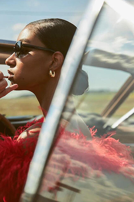 Niva Rouge Éclat’ Luxury Dress