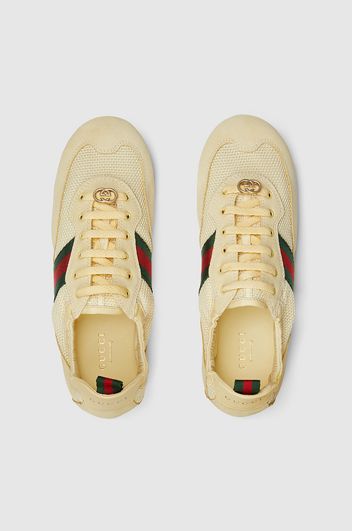 Gucci Knit Web Stripe Sneakers