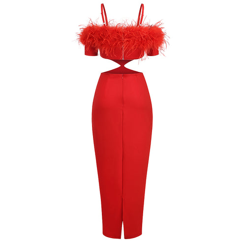 Niva Rouge Éclat’ Luxury Dress