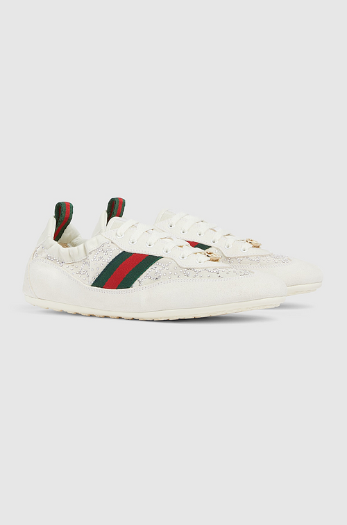 Gucci Knit Web Stripe Sneakers