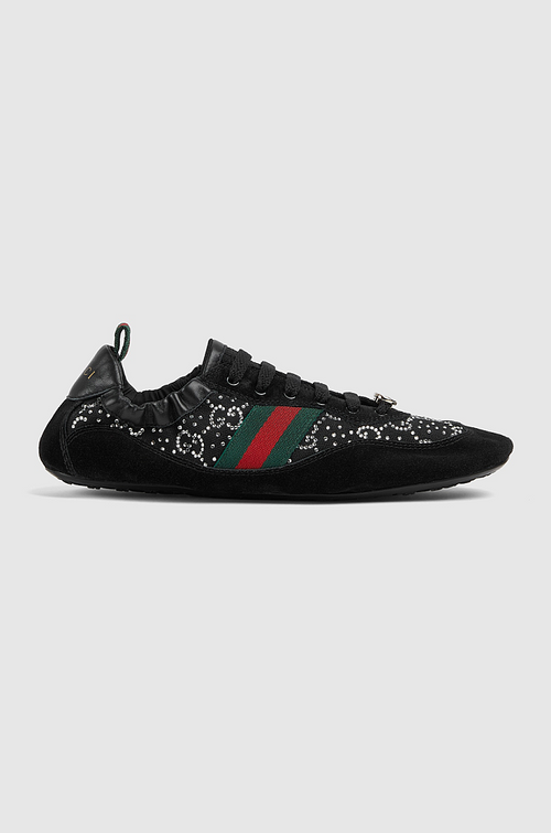 Gucci Knit Web Stripe Sneakers