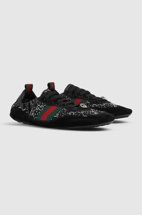 Gucci Knit Web Stripe Sneakers