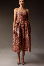 'Aurelius' Lux Leopard Dress