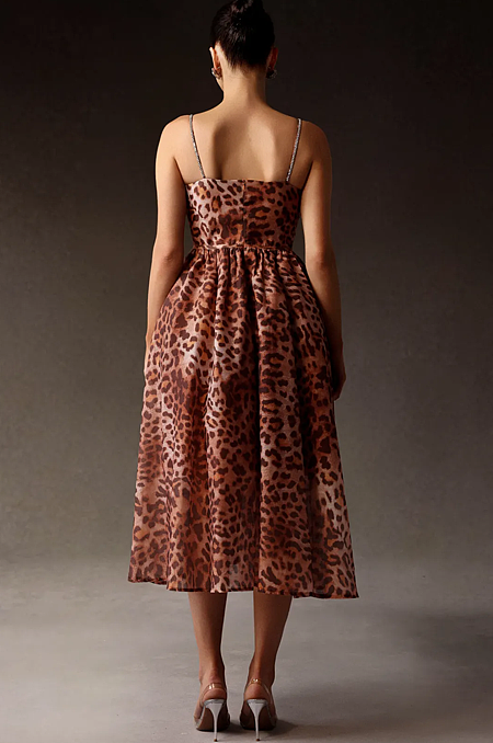 'Aurelius' Lux Leopard Dress