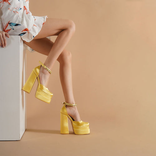 'Lira' Platform Heels