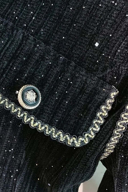 “Nuvra” Embellished Velvet Mini Dress