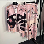EMILIO PUCCI “ROSA CELESTIA” Silk Lounge Set