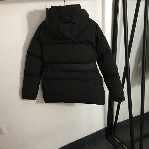 Prada “Lunaris Belted Puffer Jacket” – Luxe Winter Edition