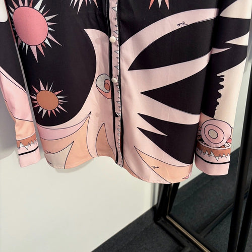 EMILIO PUCCI “ROSA CELESTIA” Silk Lounge Set