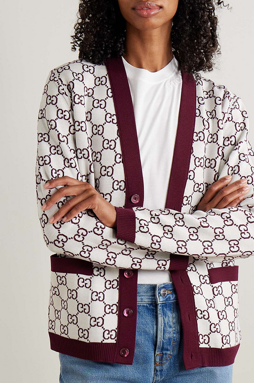 GG Monogram Knit Cardigan – Luxe Edition