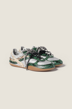 Miu Miu Verde Python Low-Top Sneakers – Luxe Edition