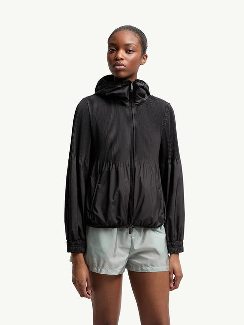 MONCLER Plissé Lumière Hooded Jacket