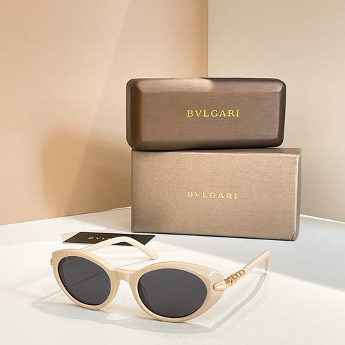BVLGARI “Serpenti Eleganza” Round Cat-Eye Sunglasses – Luxe Edition
