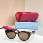 Gucci “Curva GG” Oversized Oval Sunglasses – Luxe Edition