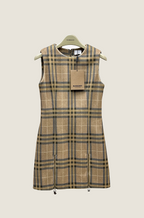 “Burberry Heritage Check Mini Dress”