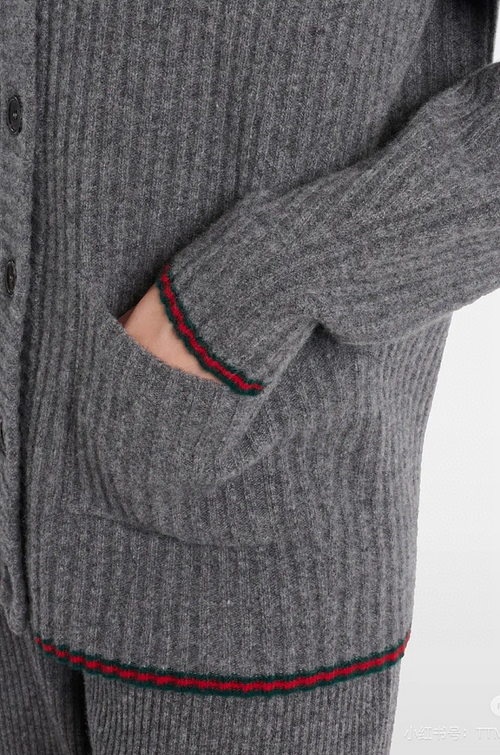 “Gucci Monogram Ribbed Knit Set”