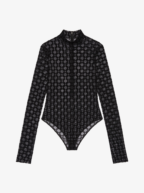 Givenchy Mesh Bodysuit Top
