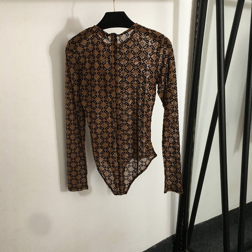 Givenchy Mesh Bodysuit Top