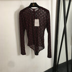 Givenchy Mesh Bodysuit Top