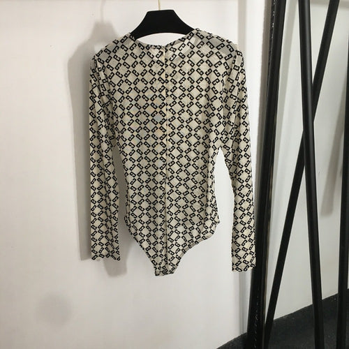 Givenchy Mesh Bodysuit Top