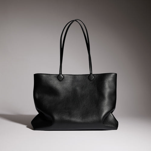 Gucci Large Leather Logo Tote Bag