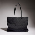 Gucci Jumbo GG Canvas Large Tote Bag – Black