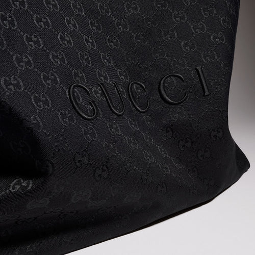 Gucci Jumbo GG Canvas Large Tote Bag – Black