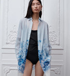 Christian Dior Toile de Jouy Riviera Silk Shirt Dress