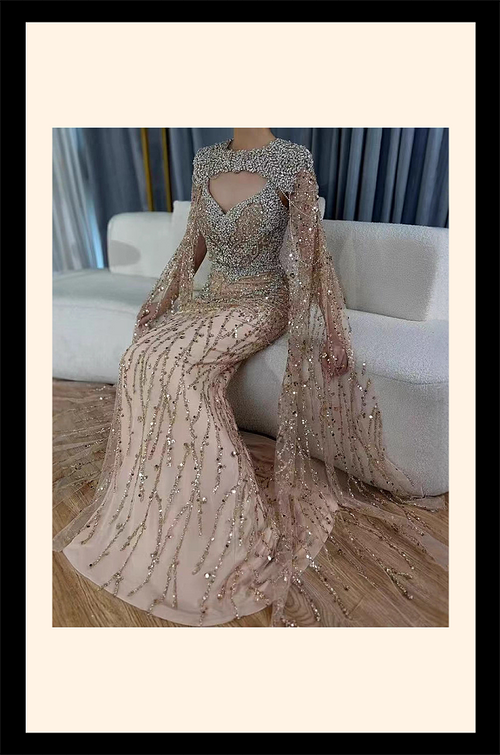Lumineux d’Or Gown – Velour de Luxe Award Couture