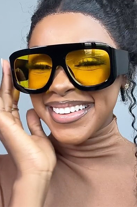 'Zen' Space Age Futuristic Glasses